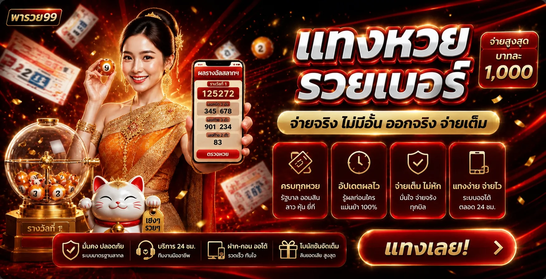 พารวย99 หวยออนไลน์และคู่มือใช้งาน